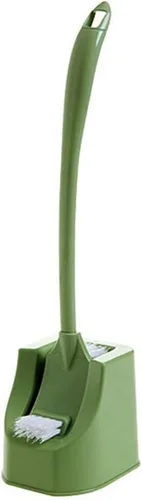 Vista 9 de Escobilla de inodoro y soporte para cepillo de labios autónomo, sistema de limpieza de inodoro para cepillos de inodoro de baño, cepillo de inodoro