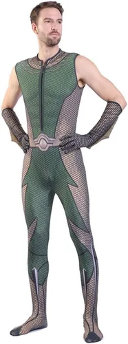 Vista 2 de MZXDY The Boys - Disfraz de cosplay The Deep Cosplay Mono A Tren, trajes de Halloween para adultos y niños