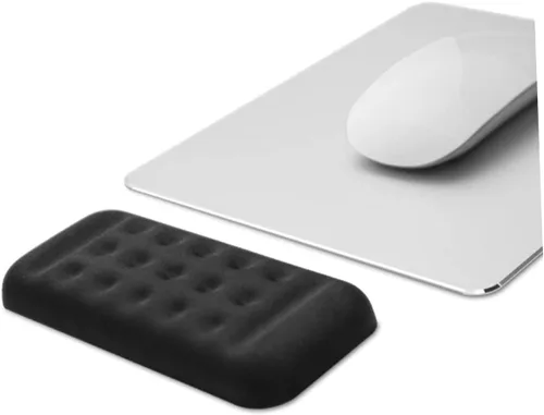 Vista 4 de Tofficu 3 piezas de reposamuñecas de computadora, almohadilla para teclado de espuma viscoelástica, reposamuñecas para escritorio, reposamuñecas