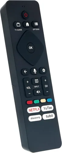 Vista 2 de Allimity URMT26CND002 Reemplazo de control remoto por voz compatible con Philips 7000 Series 4K Ultra HD LED Google TV 75PUL7552 75PUL7552/F7