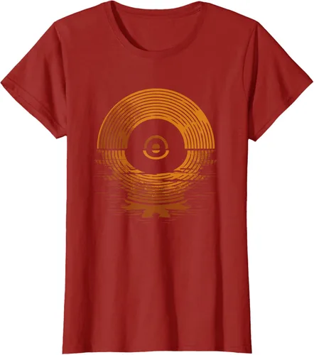 Vista 65 de Vinyl LP Records - Camiseta de vinilo Sunset Negro