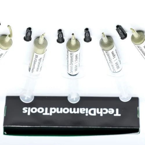 Vista 7 de TechDiamondTools Kit de 5 compuestos de pulido de diamantes, pasta lapidaria hecha en Estados Unidos 400, 500, 600, 800, 1050, pasta lapidaria