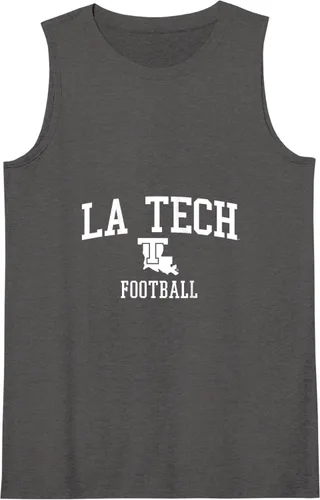 Vista 4 de Camiseta sin mangas de fútbol Louisiana Tech Bulldogs, Negro