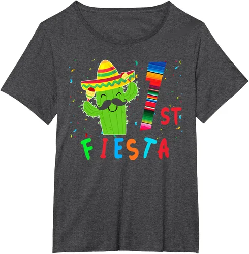 Vista 24 de Camiseta mexicana para fiesta temática de cumpleaños a juego, Negro, S