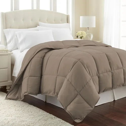 Vista 16 de Edredón ligero Southshore Fine Linens Vilano Springs, Microfibra, Gris Acero, Full/ Queen