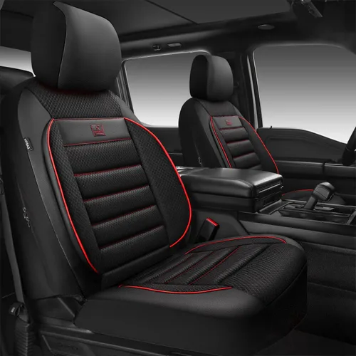 Vista 10 de CAR PASS Juego completo de fundas de asiento de cuero, universal, resistentes al agua, soporte de respaldo de espuma 3D, comodidad de lujo, 5