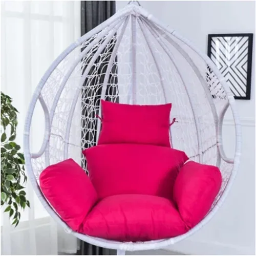 Vista 20 de ZTGL Cojines para silla de huevo, cojín para silla de huevo, cojín grueso para interiores y exteriores, para patio, jardín, color negro