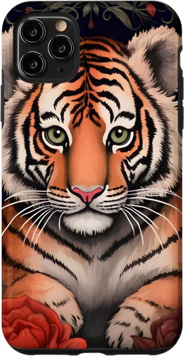 Vista 13 de Red Roses Tiger Cub Case for iPhone 17