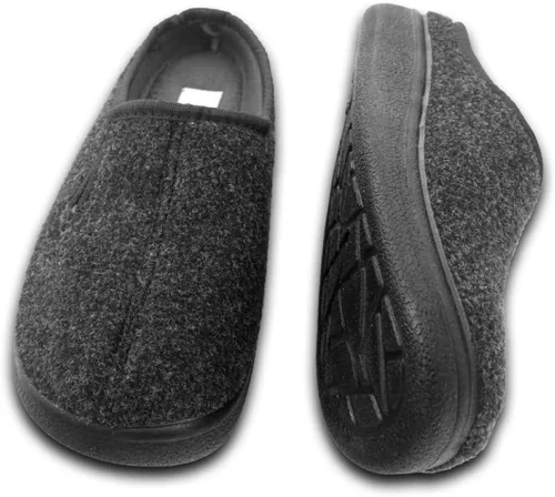 Vista 3 de Pantuflas para hombre recicladas, cómodas, suaves, para exteriores, pantuflas de interior..