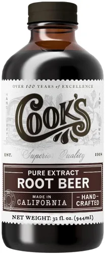 Vista 122 de Cook's, Sabor puro de vainilla sin alcohol, para cocinar, hornear, postres, extracto alternativo de vainilla de Madagascar sin alcohol, 8 onzas