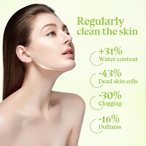 Vista 3 de 3 unidades de gel exfoliante suave, exfoliante facial hidratante, gel de limpieza profunda para cara y cuerpo, exfoliante facial no graso