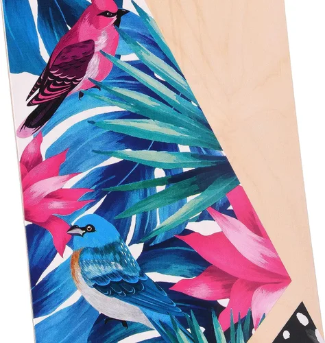 Vista 6 de Slendor - patineta longboard de madera de arce (42.0 in), para freestyle, curvatura cóncava