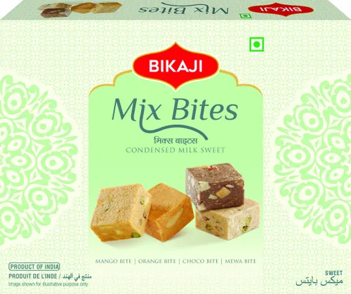 Vista 11 de Bikaji Anjeer Dry Fruit Burfi Halwa 8.81oz (250 g), pastel de higos tradicional y turrón de nueces con frutas secas premium, auténtico mithai