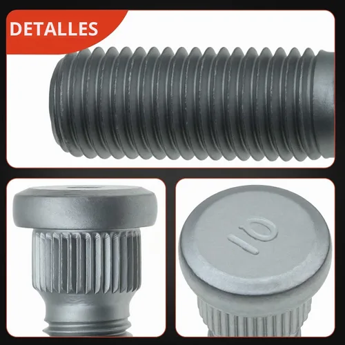 Vista 8 de A-Premium 5 piezas de pernos de rueda M12-1.5 compatibles con Toyota Camry, RAV4, Corolla, Prius, Highlander, Sienna, Avalon y Chevrolet Prizm, Nova