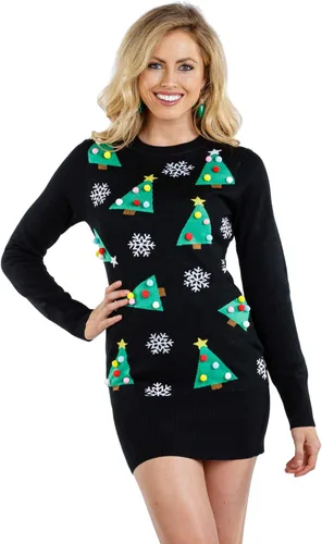 Vista 18 de Vestido tipo suéter con guirnalda Gaudy para mujer