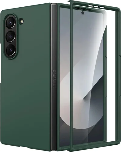 Vista 10 de Miimall Funda para Samsung Galaxy Z Fold 7 con protector de pantalla, funda delgada de grado militar para Galaxy Z Fold 7 antihuellas, a prueba