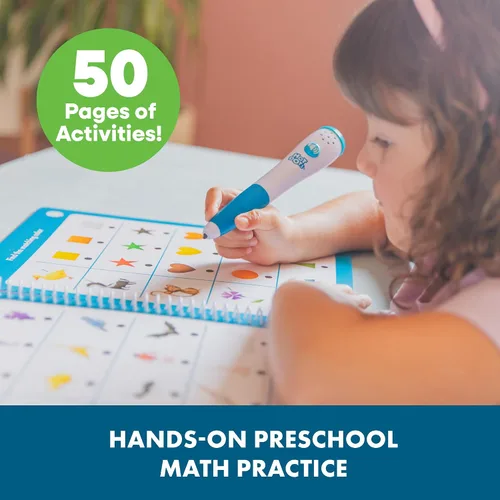 Vista 3 de Educational Insights Hot Dots Let's Learn Pre-K Math - Libro de trabajo de matemáticas preescolar para aprender a contar y colores con actividades