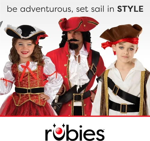 Vista 4 de Rubie's Boys Opus Collection - Disfraz de pirata para niño
