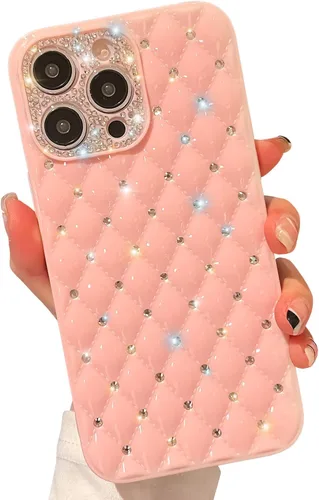 Vista 9 de Funda brillante compatible con iPhone 11 con diamantes brillantes, TPU flexible con purpurina, ajuste delgado, antideslizante, resistente a la Blanco