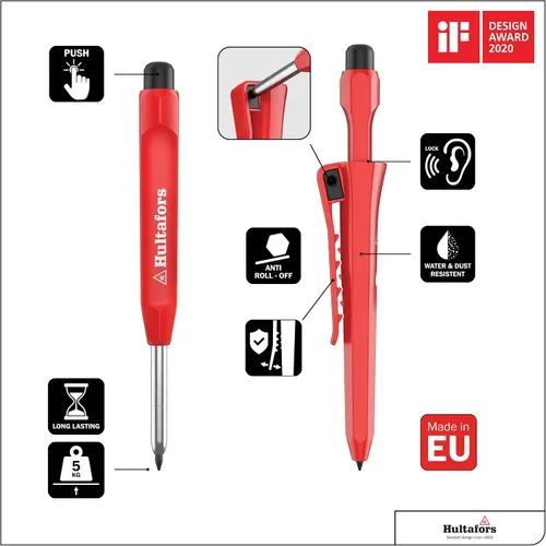 Vista 3 de Hultafors Tools 650100 Marcador seco HDM, 483179