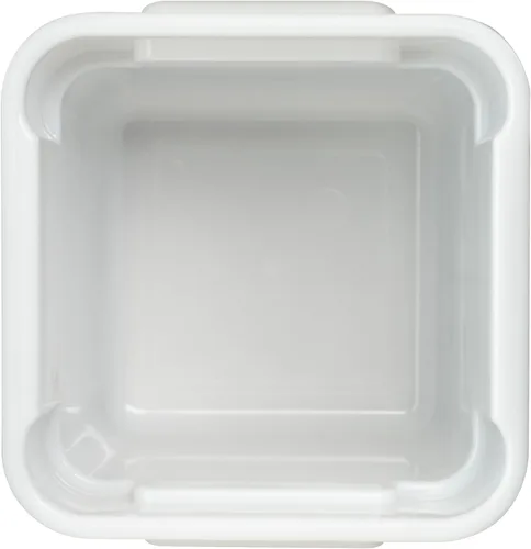 Vista 4 de Winco Contenedor de almacenamiento cuadrado de 4 qt, blanco, PP