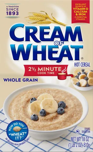 Vista 14 de Crema de trigo arce marrón azúcar caliente cereal, 2 1/2 minutos tiempo de cocción, 24 onzas (paquete de 12)