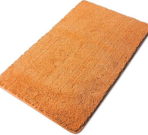 Vista 15 de Yeaban Alfombras pequeñas de baño de felpilla de 12 x 12 pulgadas, absorbentes y lavables, antideslizantes, de felpa y suaves para baño, ducha