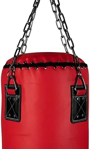 Vista 2 de Title Boxing Classic Banana Heavy Bag IV - Muay Thai, MMA, Boxeo Heavy Bag, 14' x 72' Rojo