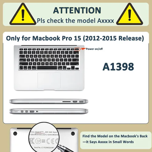 Vista 86 de Carcasa para laptop MacBook Air de 11 pulgadas 2015 2014 2013 2012 2011 2010 versión modelo A1465 A1370, Air 11.6 pulgadas a presión funda rígida