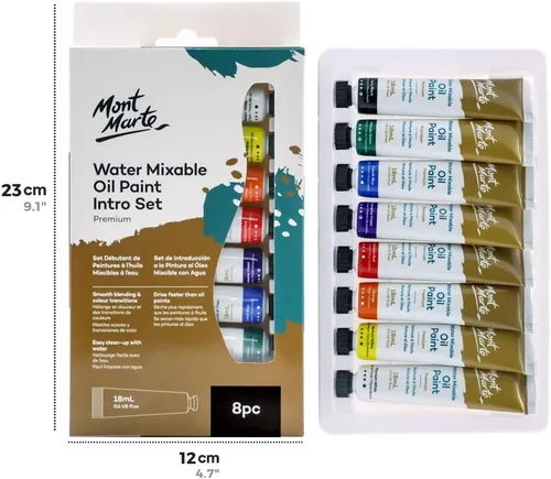 Vista 3 de Pinturas de acuarela Mont Marte, 12 unidades de 12 ml