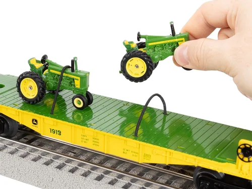 Vista 10 de Lionel John Deere Freight LionChief 5.0 Juego de Tren Eléctrico de Calibre O con Bluetooth y Control Remoto
