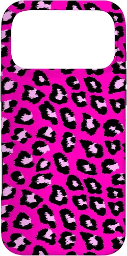 Vista 22 de McBling - Carcasa para iPhone 17, diseño de leopardo y guepardo rosa intenso