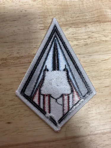 Vista 3 de Skunk Works® SR-71 Blackbird® MACH 3 Patch - Parte trasera de plástico, 4 pulgadas, con licencia
