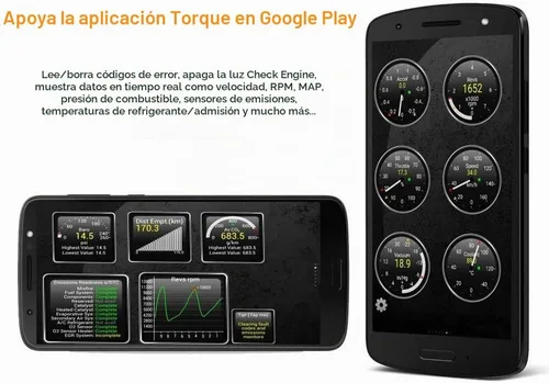 Vista 5 de ELM327 OBDII - Escáner de diagnóstico automático para coche, escáner OBD2 Bluetooth OBDII, herramienta de diagnóstico OBDII, lector de código