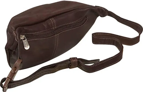 Vista 6 de Piel Leather Riñonera Travelers, Saddle, Riñonera Travelers