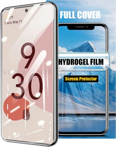 Vista 9 de LOOKSEVEN Paquete de 3 protectores de pantalla de poliuretano termoplástico suave transparente compatibles con Google Pixel 6, película protectora