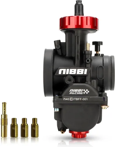 Vista 10 de NIBBI Carburador PWK de 24 mm con carburador Jets, Compatible con 125 cc-150 cc YAMAHA KAWASAKI SUZUKI Apollo SSR TTR SYM TAOTAO ATV, moto de cross