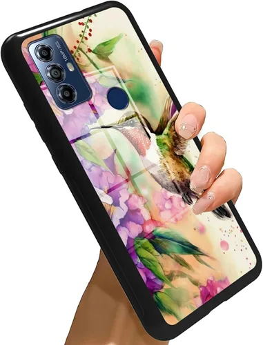 Vista 55 de Funda para Motorola Moto G Stylus 5G 2021 de vidrio templado, funda negra con diseño de mujer negra africana para mujeres y hombres, antiarañazos, a