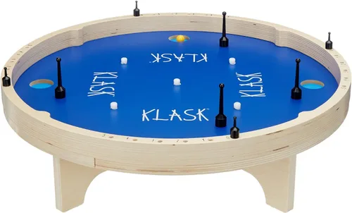 Vista 2 de KLASK: El Juego Magnético Premiado de Habilidad para Fiestas - para Niños y Adultos de Todas las Edades Que Es Mitad Fútbol, Mitad Hockey sobre Hielo