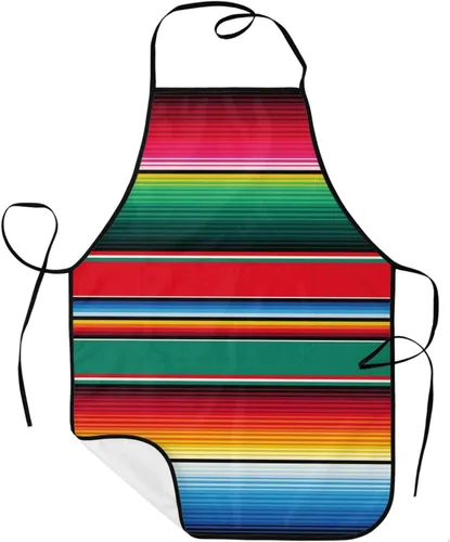 Vista 15 de Sigouyinei Delantales para mujeres con bolsillos, delantal para hombres, delantal adecuado para chefs camareros, técnicos de uñas para hornear