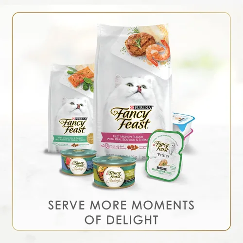 Vista 8 de Purina Fancy Feast Paté - Comida húmeda enlatada para gatos adultos, Paté clásico