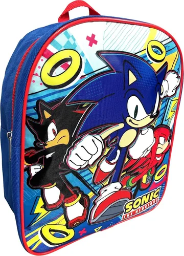 Vista 2 de Ruz Sonic The Hedgehog - Mochila escolar con licencia para niños de 12 pulgadas