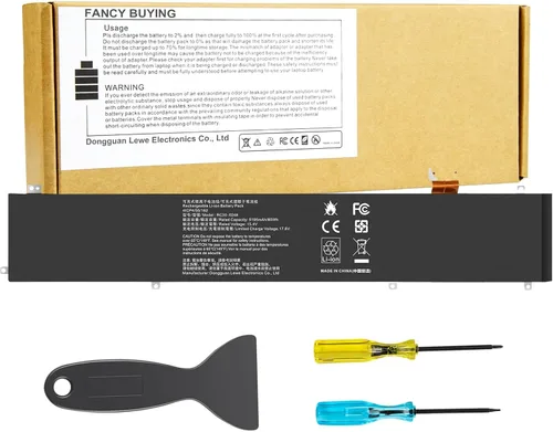 Vista 13 de Batería YRDD6 para Dell Inspiron 5591 7586 5491 5481 5482 5485 3310 2-en-1 15 3582 3583 3593 3584 5590 5593 5594 5585 5598 14 3493 5493 5480 3793
