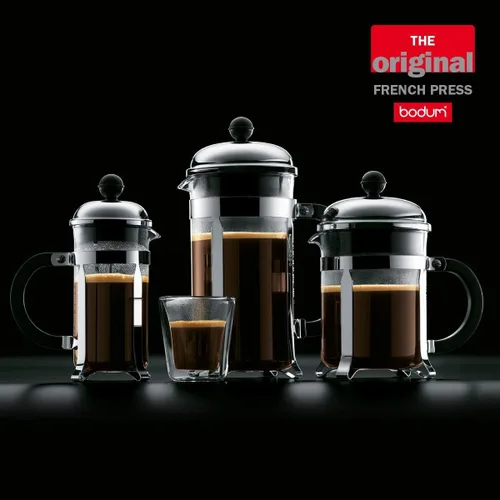 Vista 7 de BODUM Chambord - Cafetera de prensa francesa de 3 tazas, cobre, 0.35 l, 12 onzas