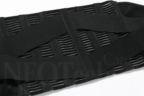 Vista 8 de Faja para soporte lumbar, cinturón de soporte, ancho y ajustable Neotech, M, 1
