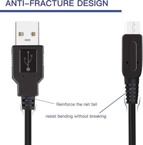 Vista 5 de Kit de cable de carga USB 3DS XL adaptador de alimentación de CA y lápiz capacitivo para Nintendo New 3DS XL cable de carga de viaje de pared