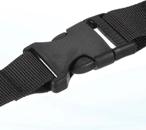Vista 4 de MECCANIXITY Correa extensora de riñonera, correa de extensión para riñonera, bolsa de cintura, bolsa y mochila., Negro, Correa