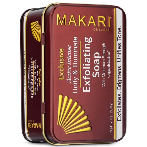 Vista 4 de Makari Exclusivo juego de regalo de 3 piezas para tonificar la piel, kit de cuidado personal incluye leche tonificante de 16.8 onzas, crema