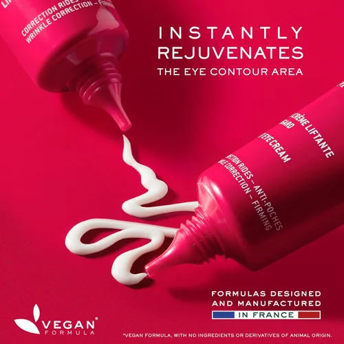 Vista 3 de Nuxe Merveillance Lift - Crema de ojos reafirmante y levantante, tratamiento antienvejecimiento para arrugas, hinchazón y bolsas, 0.51 onzas líquidas