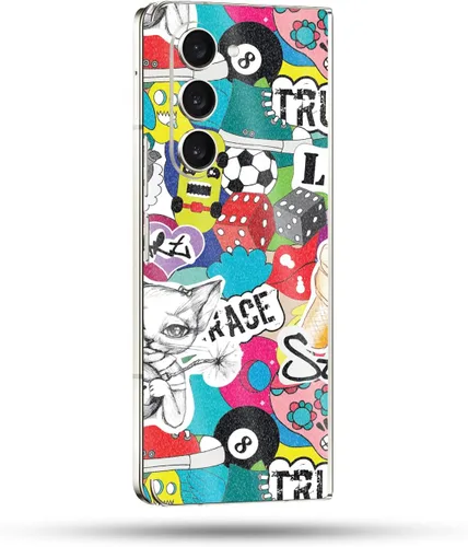 Vista 62 de MightySkins Skin compatible con Samsung Galaxy Z Fold 5 - Puppy Fall Funda protectora de vinilo duradera y única Fácil de aplicar, quitar